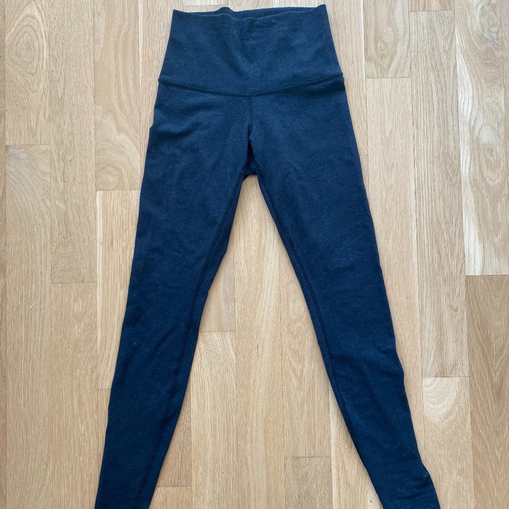 Lululemon High Rise Wunder Under Navy Leggings